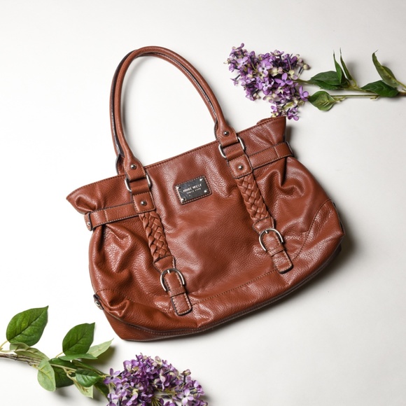 Nine West Handbags - NINE WEST Cute Dark Brown Camel Purse Bag